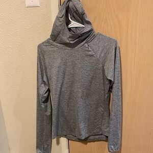 Gray Long Sleeve Hoodie